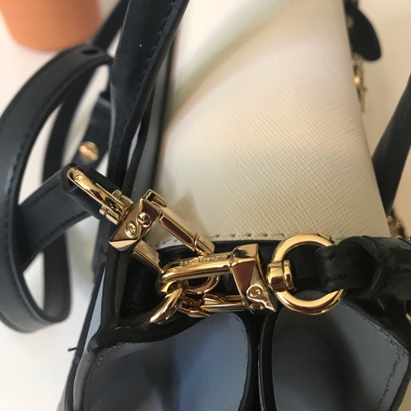 Michael Kors Carmen Flap Belted Leather Satchel - Picture 11 of 17